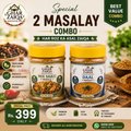 Ghar Zaiqa Mix Sabzi + Daal Masala Combo (2 Jars) – Premium Spice Blend